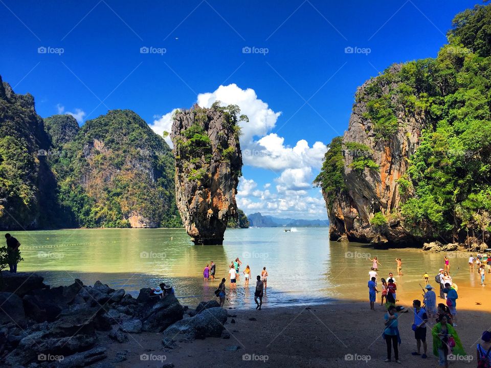 James Bond island in Thailand 