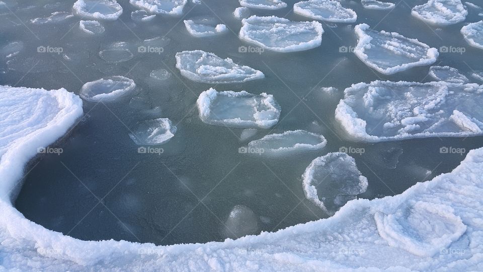 Sea ice in Lithuania