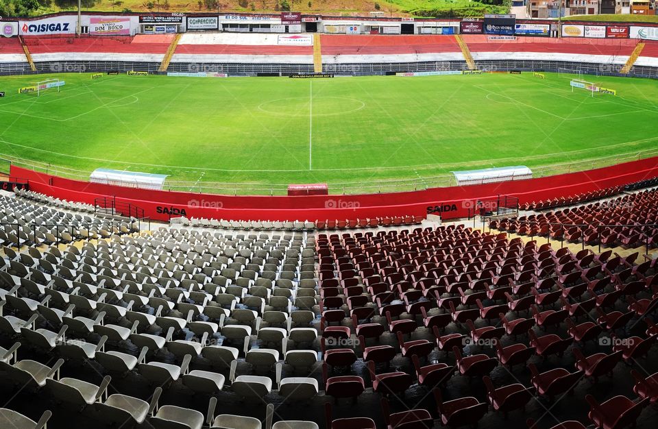 Estádio Jayme Cintra, Arena do Paulista FC (Jundiaí/SP) - tudo pronto para mais uma rodada da Copa São Paulo de Futebol Jr. 
Felizmente, as Cadeiras Cativas estão limpas!