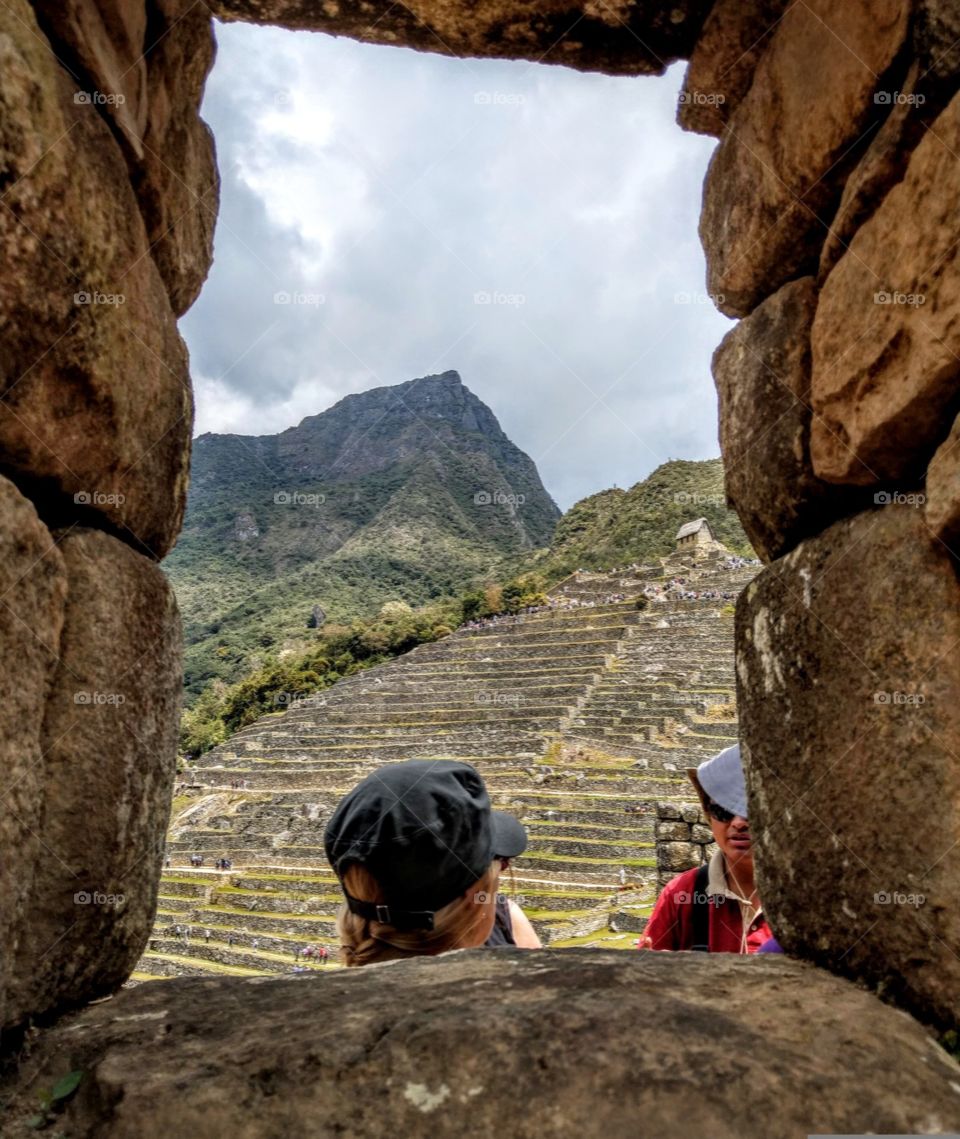 The beauty of Machupichu, Peru. great Peru's ancient technology & art for the stone or rock.