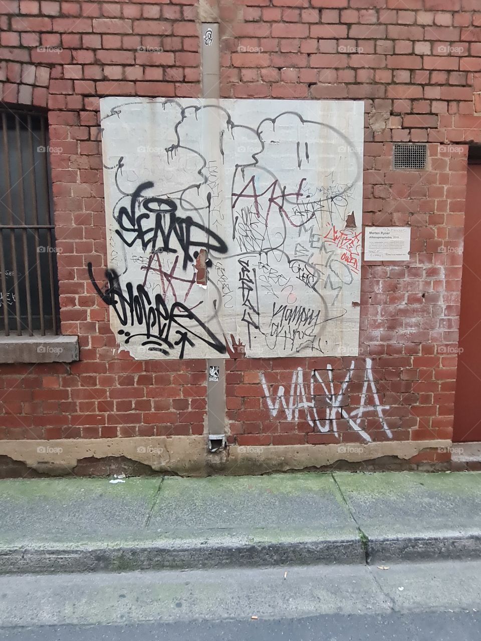 Melbourne city graffiti Victoria Australia