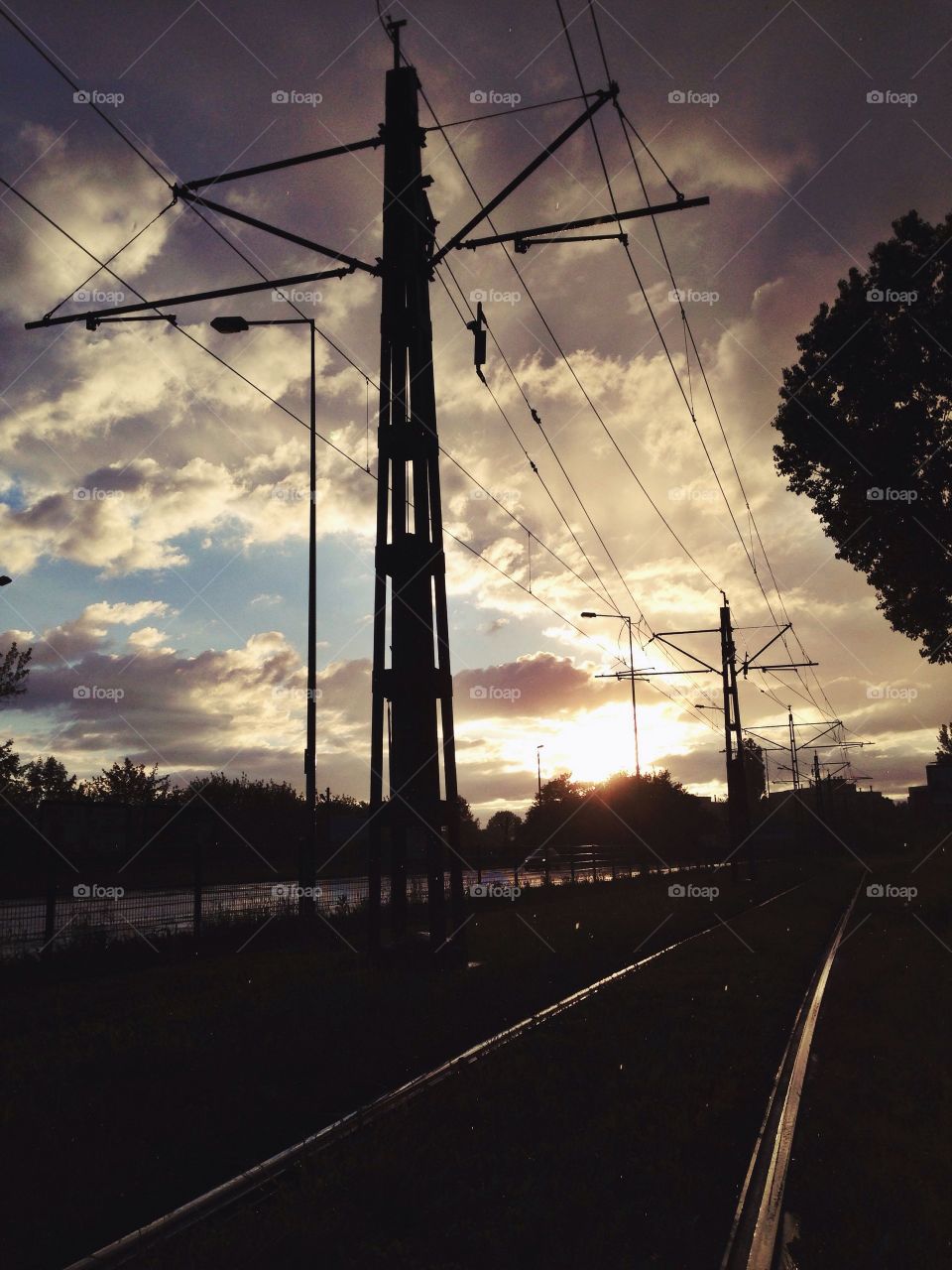 Railway... Sunset... 