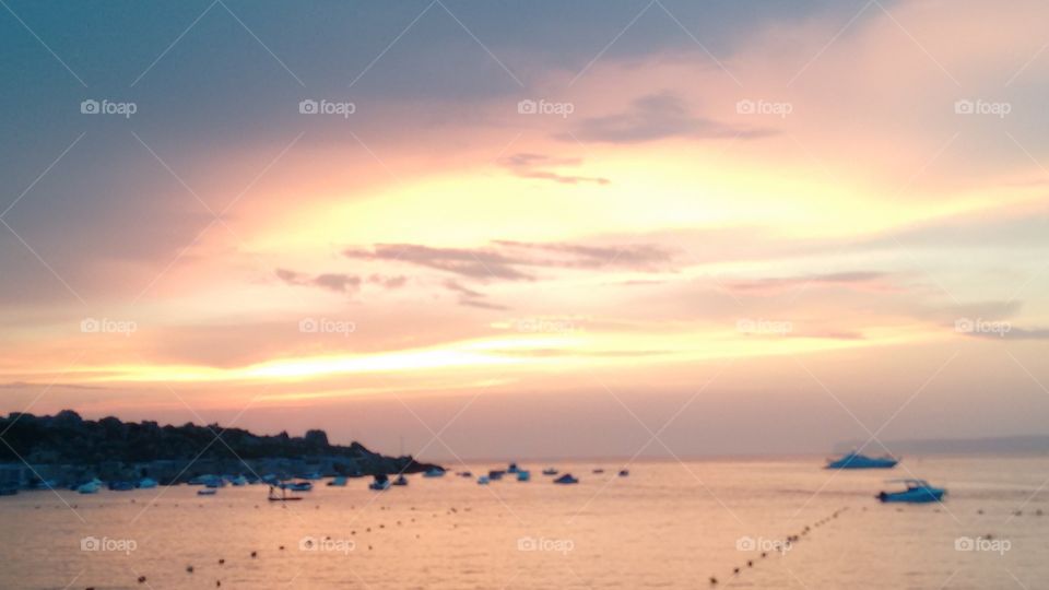 Golden Hour in Malta. Gnejna Bay