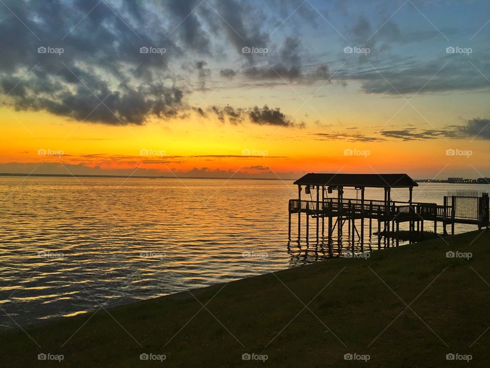 Sunset, Water, Beach, Dawn, Sea