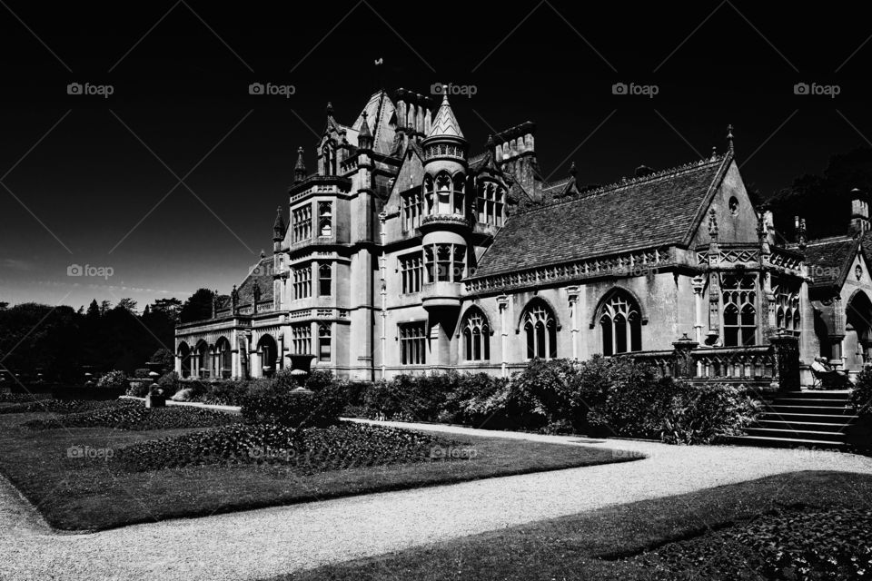 Gothic. Gothic stately home 