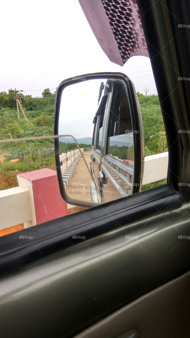 side mirrors viewing bridge