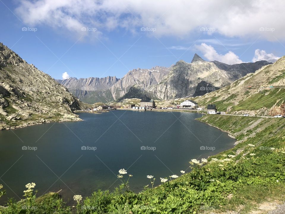 Lake in the Alpes