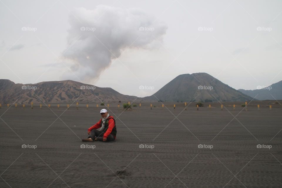 kaldera Bromo mountain