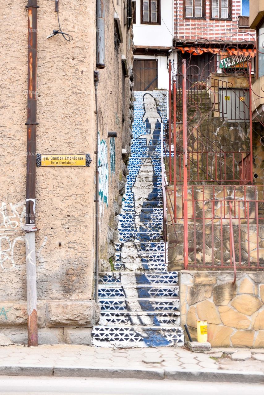 Stairs in veliko tarnovo