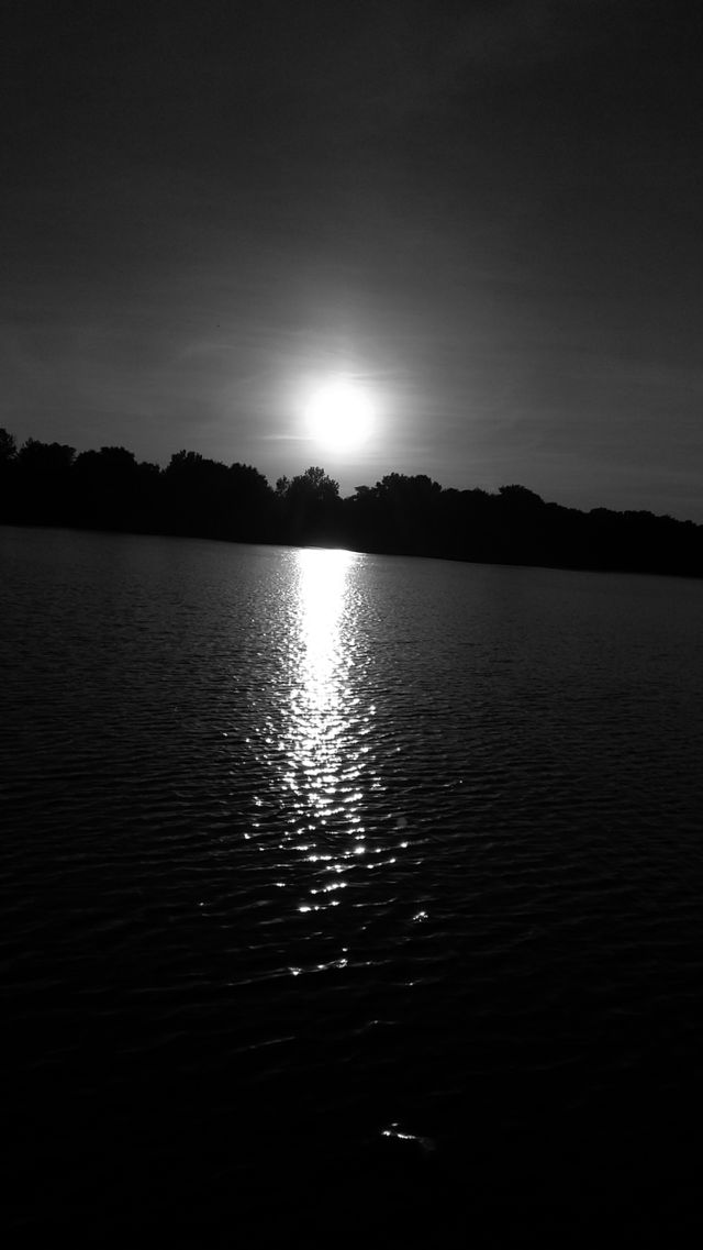 reflection on the water