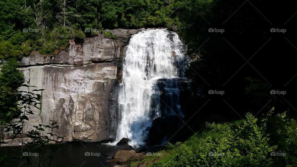 Rainbow fall,  Gorges State Park, North Carolina