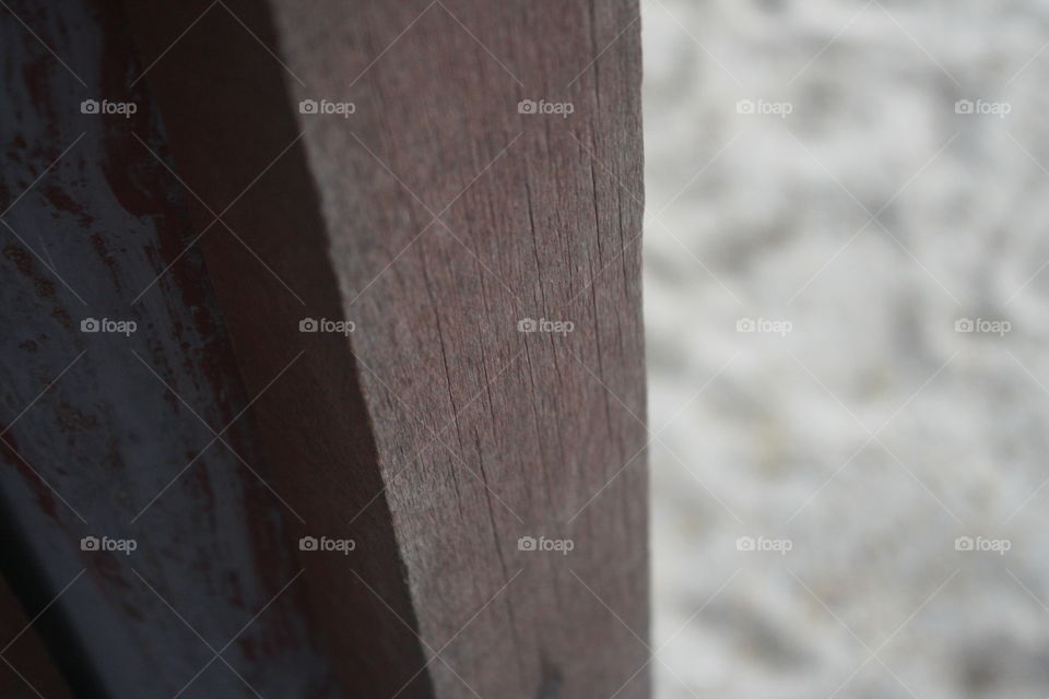 Close up shot on wood