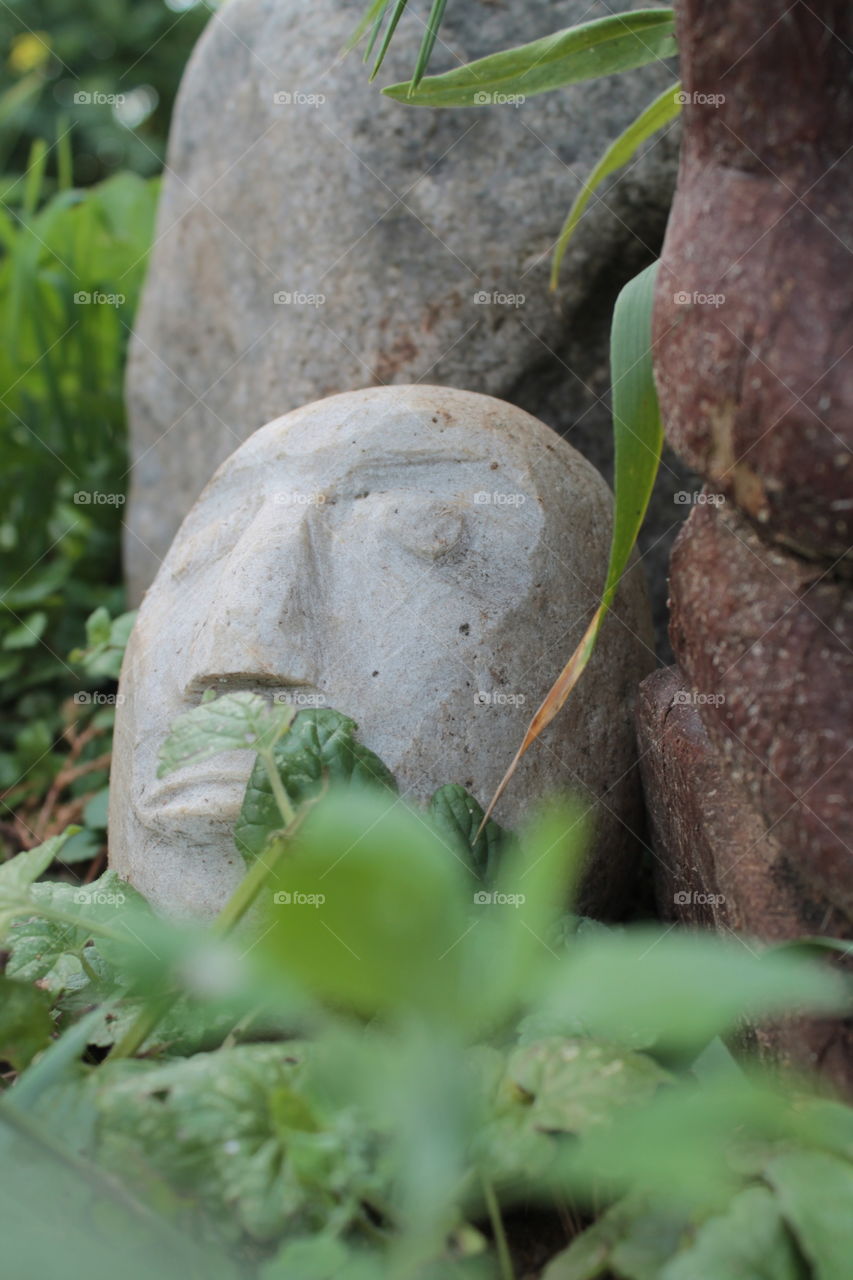 Ruins, ancient remains, a head from the ground, a stone head, a monument in the ground, ancient civilizations, Maya, archaeological finds, stone heads, Easter Island, dolmens, menhirs, голлва из земли