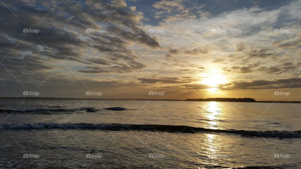 evening surf