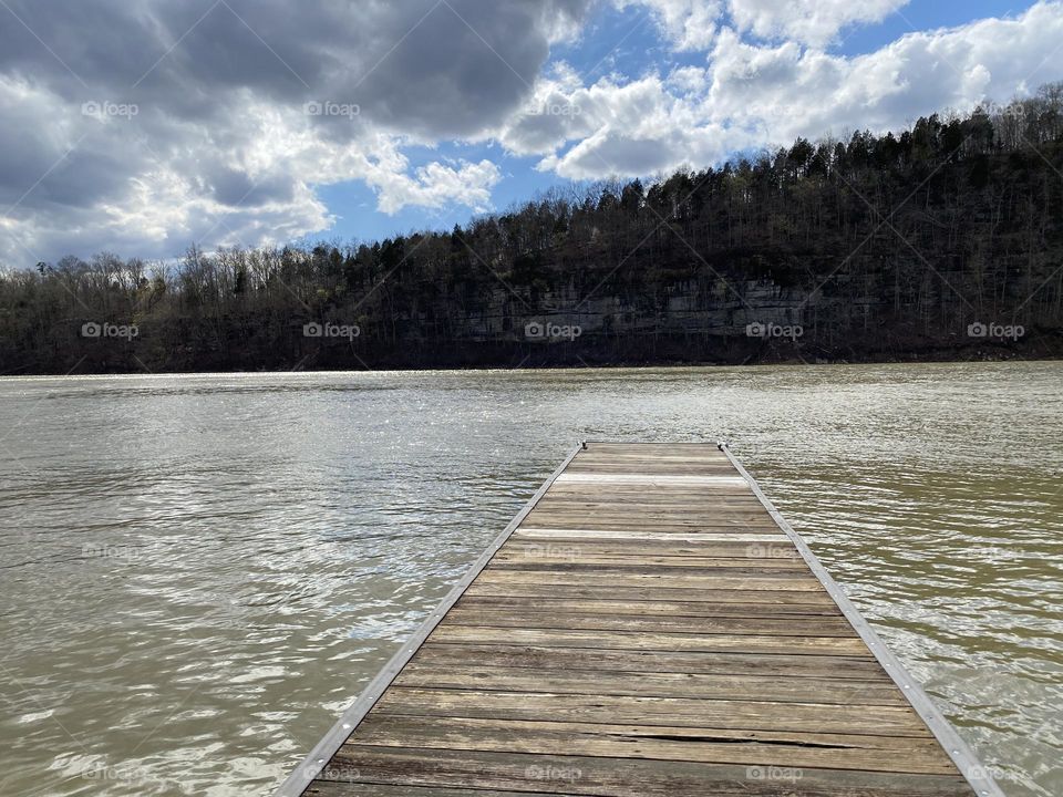 Chilly day on the dock 