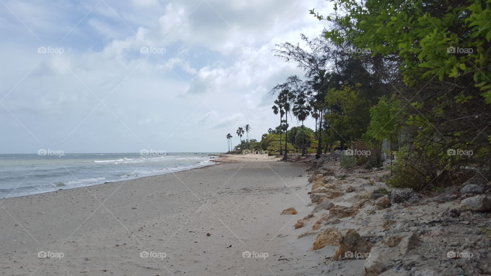 Beautiful beach in srilanka