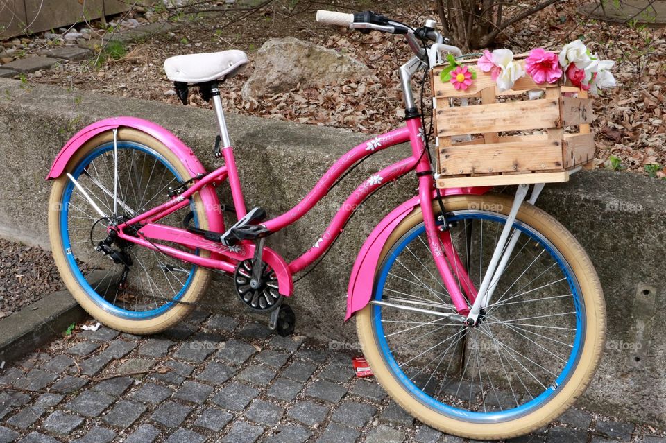 Pink bike 