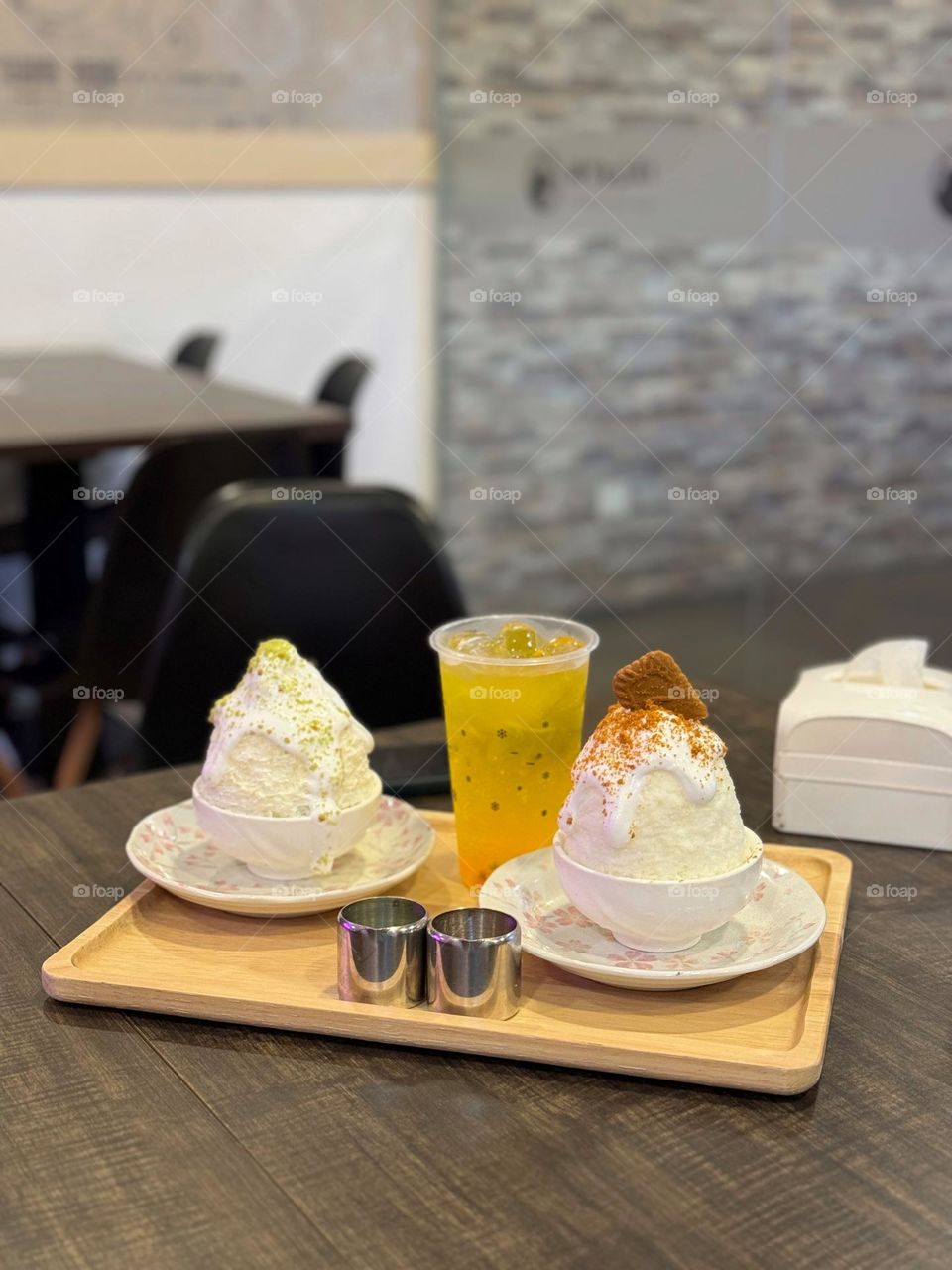 Dessert on the table