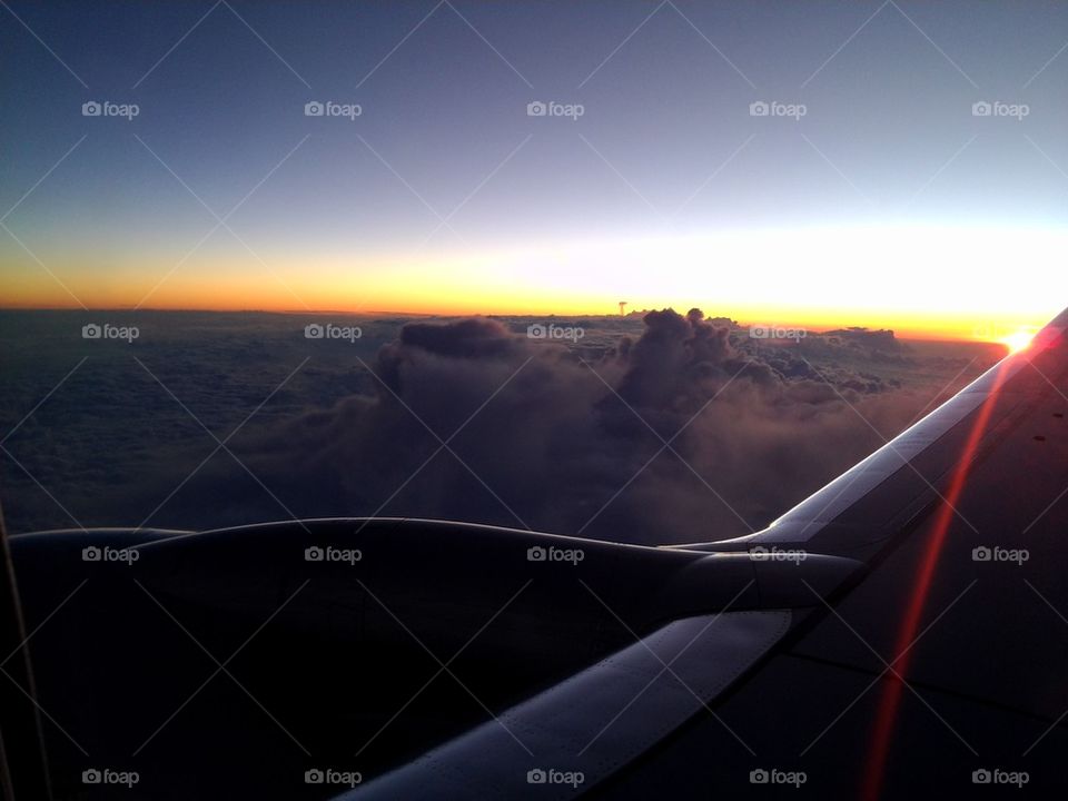 Sun Rise at 40,000 miles High