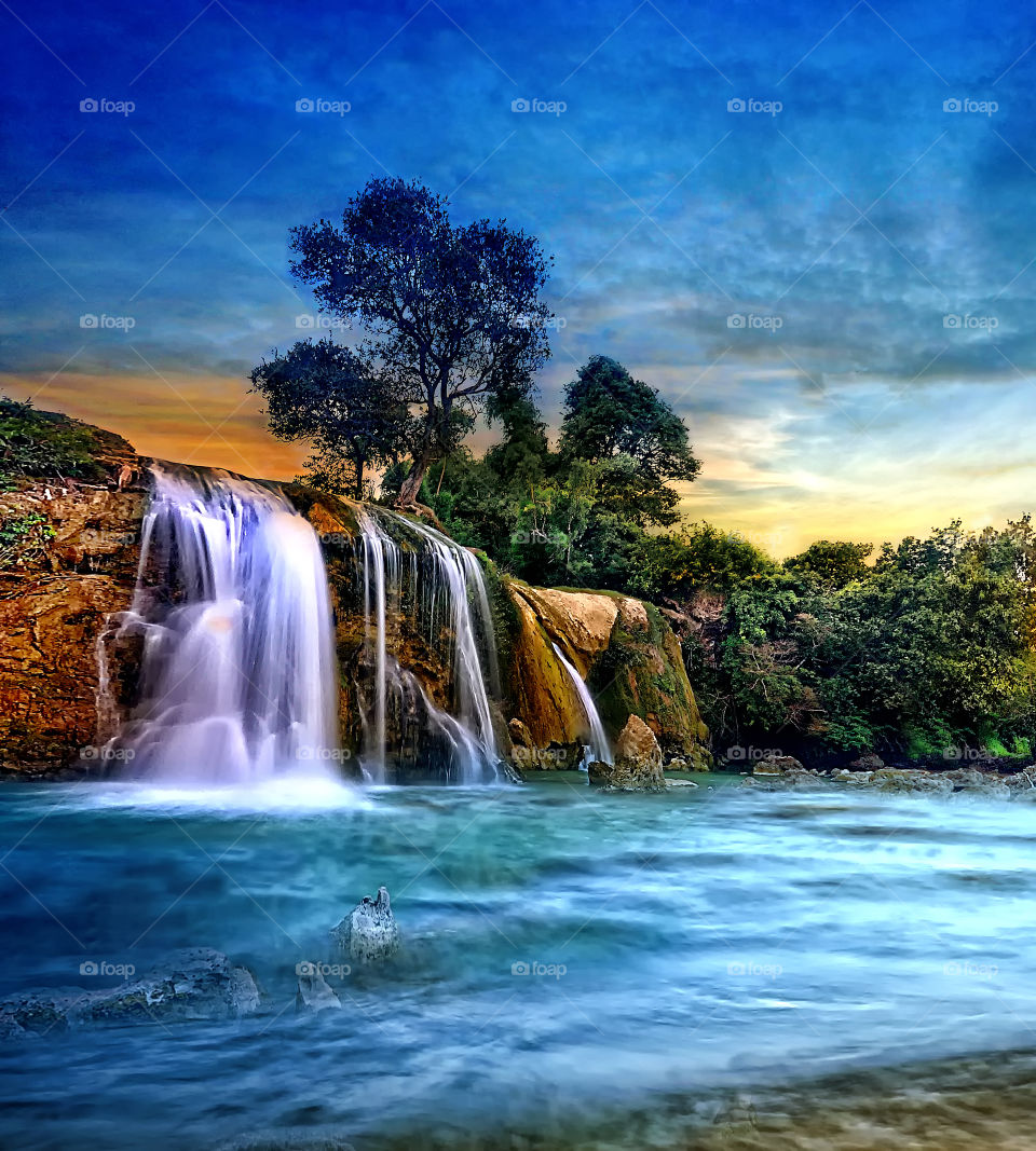 toroan waterfall at madura city