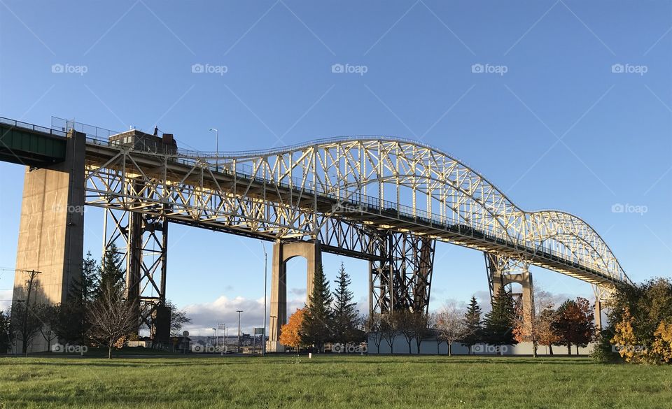 International Bridge at Sault Ste. Marie, Michigan