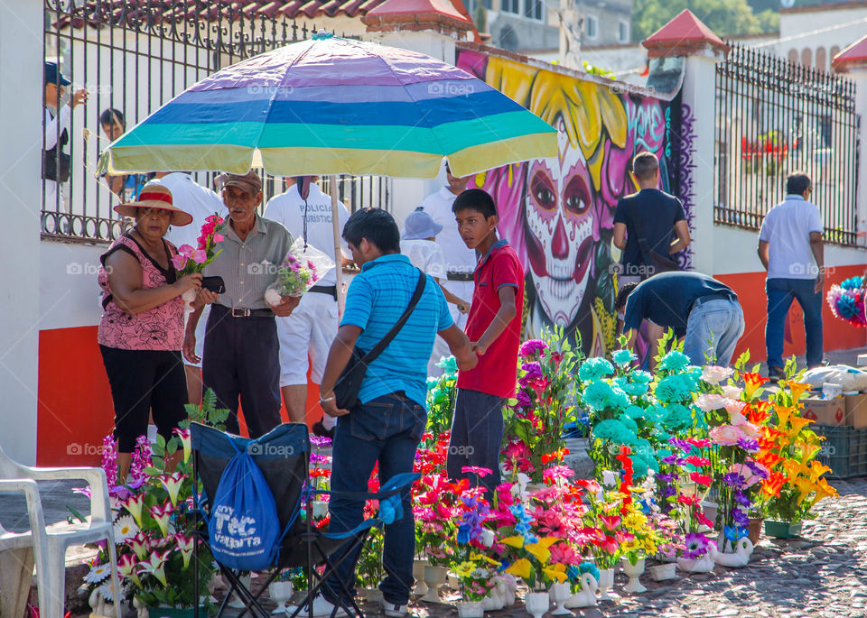 Day of the Dead, at the cemetery