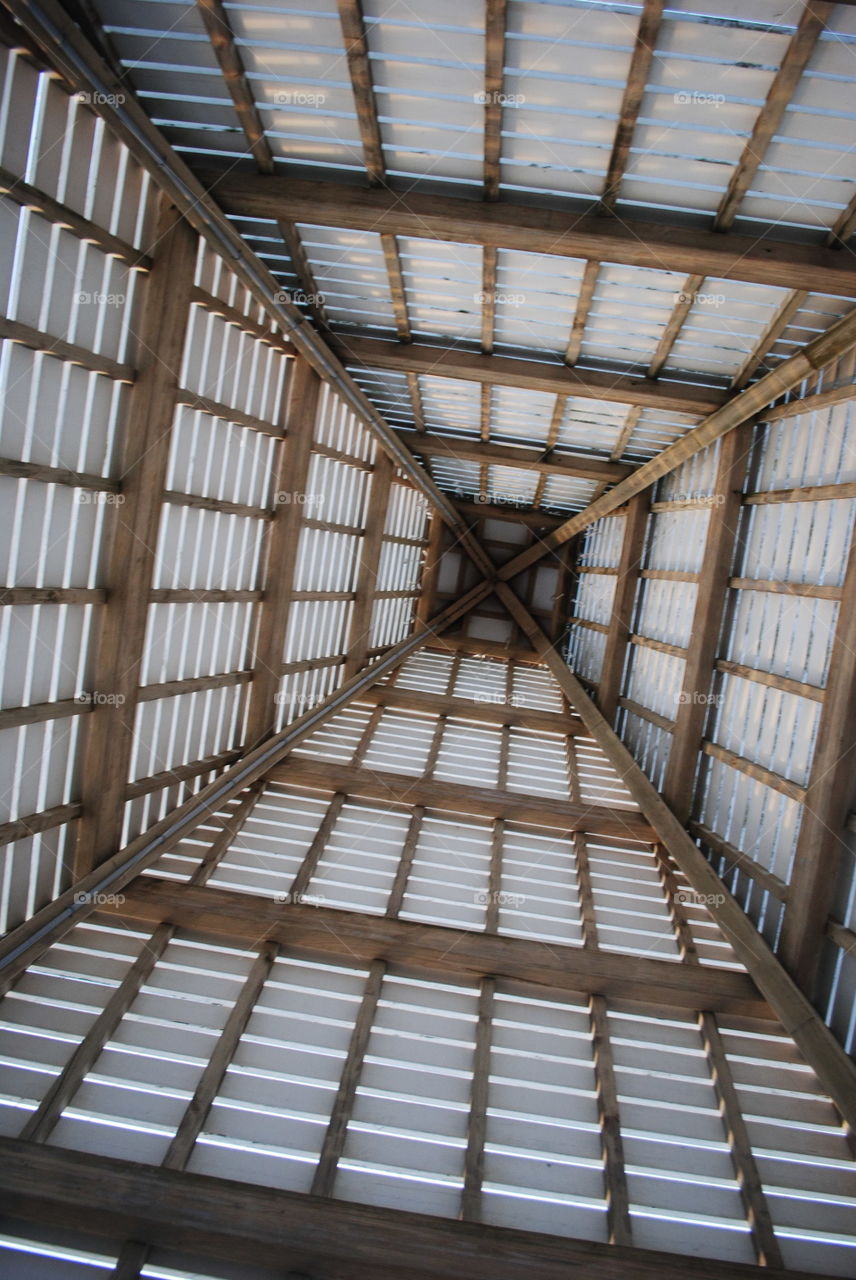 A view of a ceiling from below