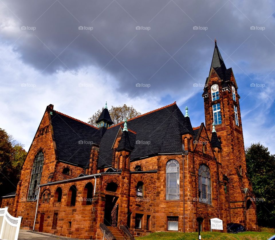 Church Dark sky