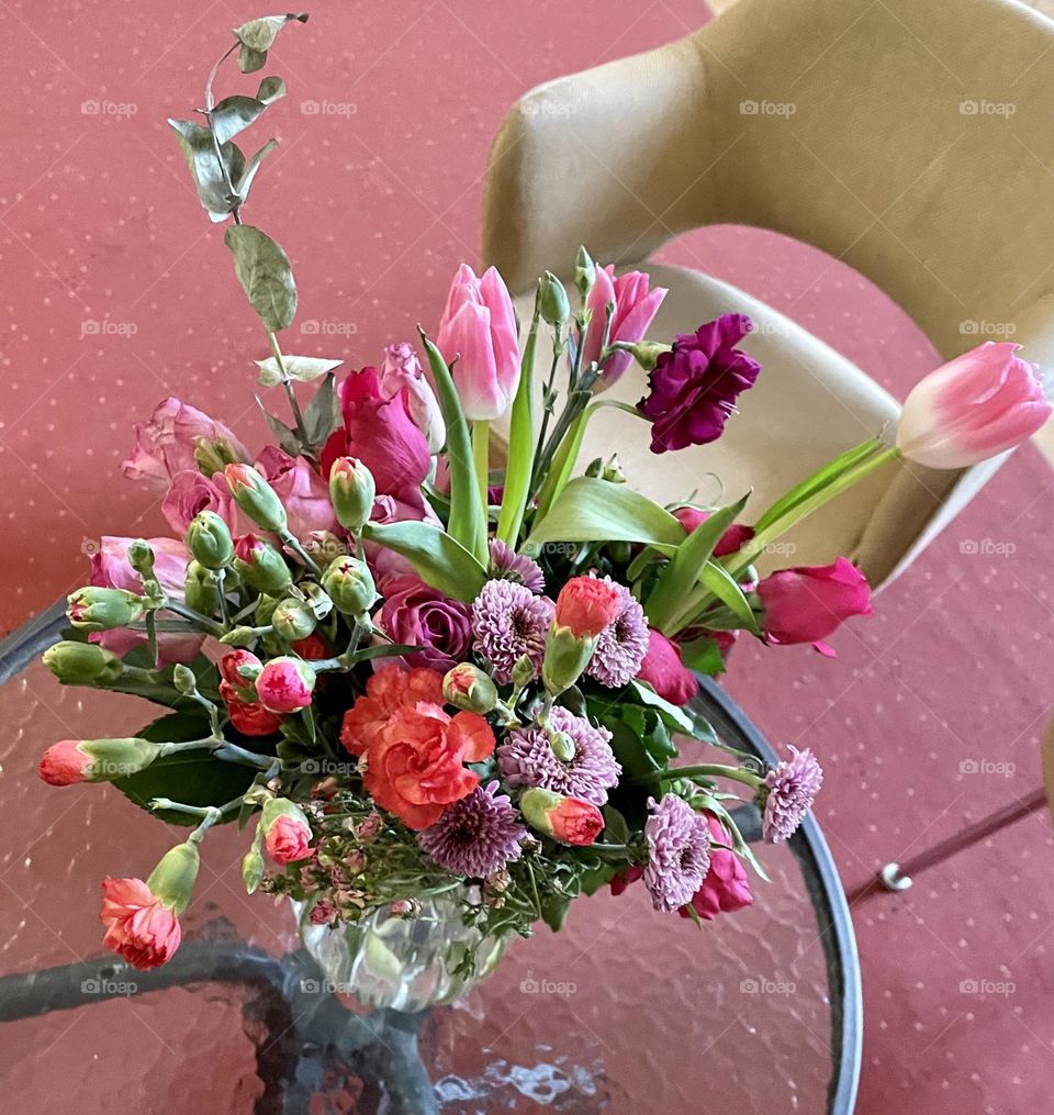 Corsage in a vase