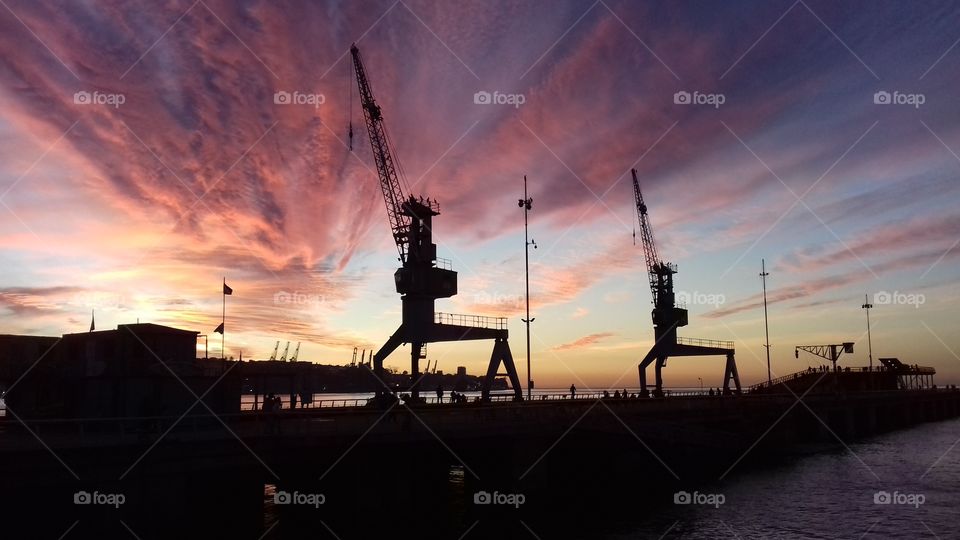 muelle baron en verano, Valparaíso