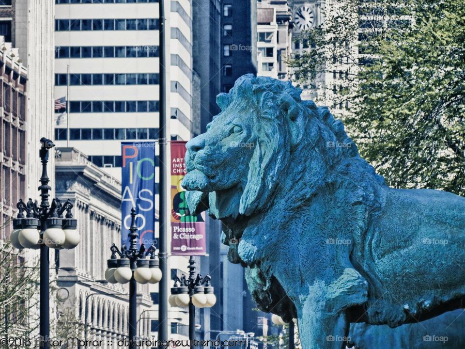 Chicago lion, Art Institute of Chicago