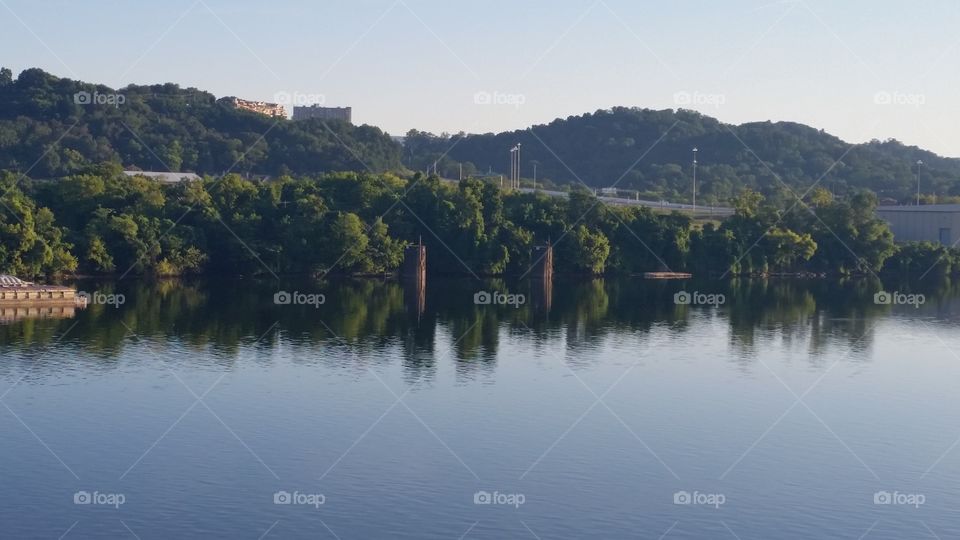 Tennessee River. Vacation in Chattanooga