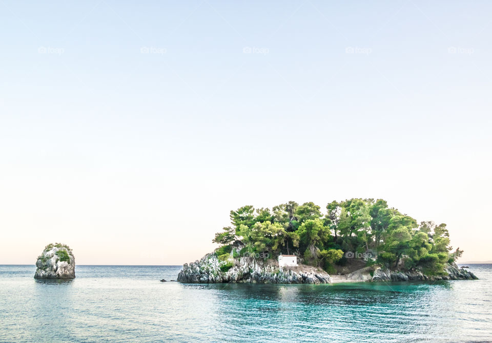 Panagia Island In Parga Greece
