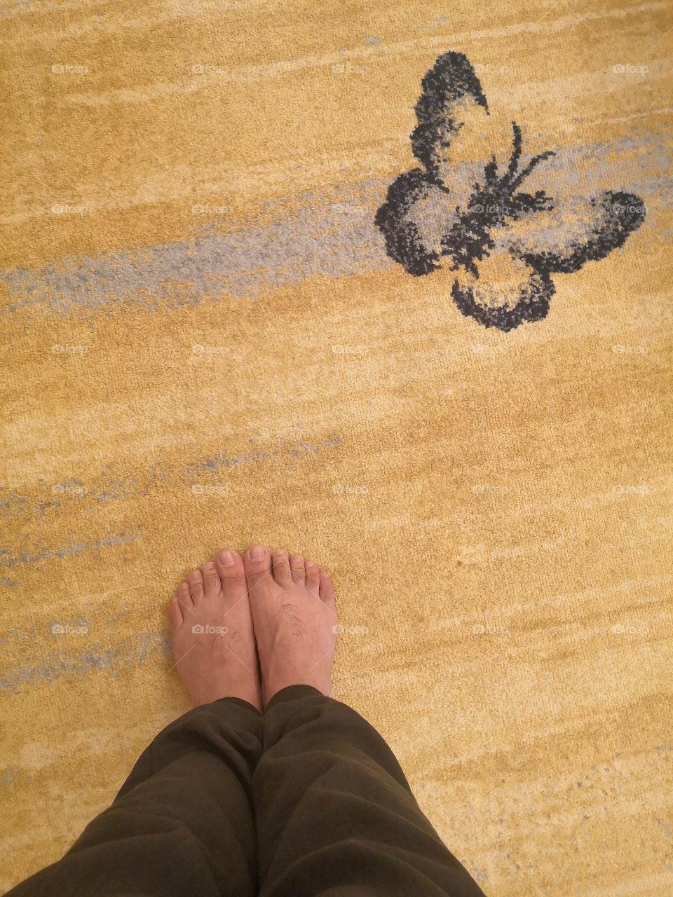 Foot and Butterfly
