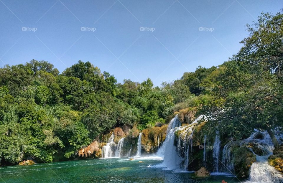 Krka National Park Waterfalls, Croatia