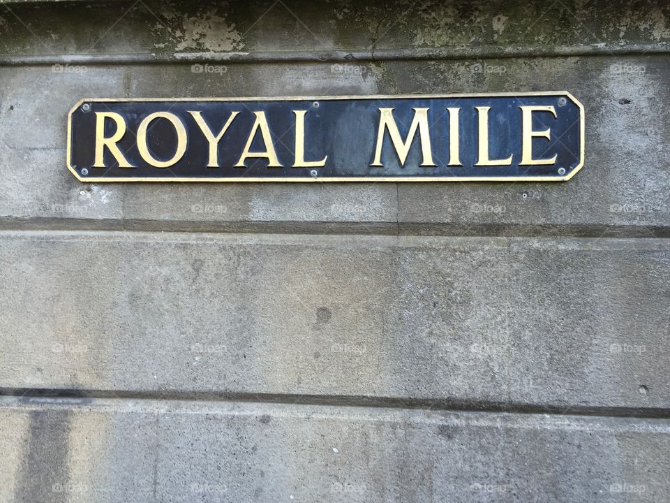 Royal Mile. Taken in Edinburg, Scotland.