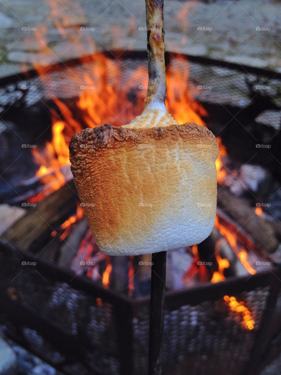 Close-up of marshmallow