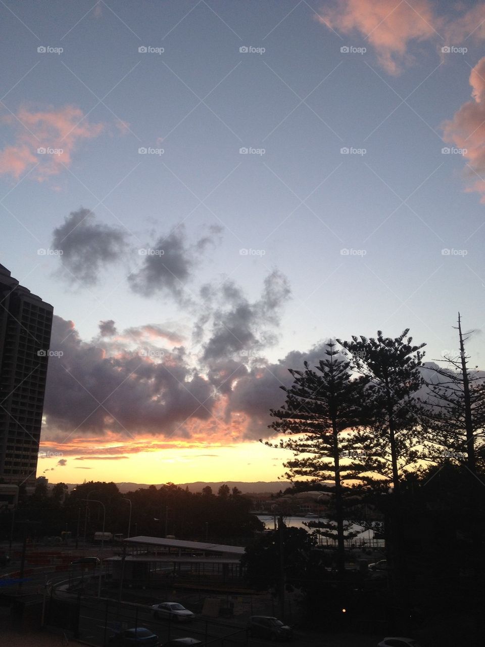 Sunset from Main Beach