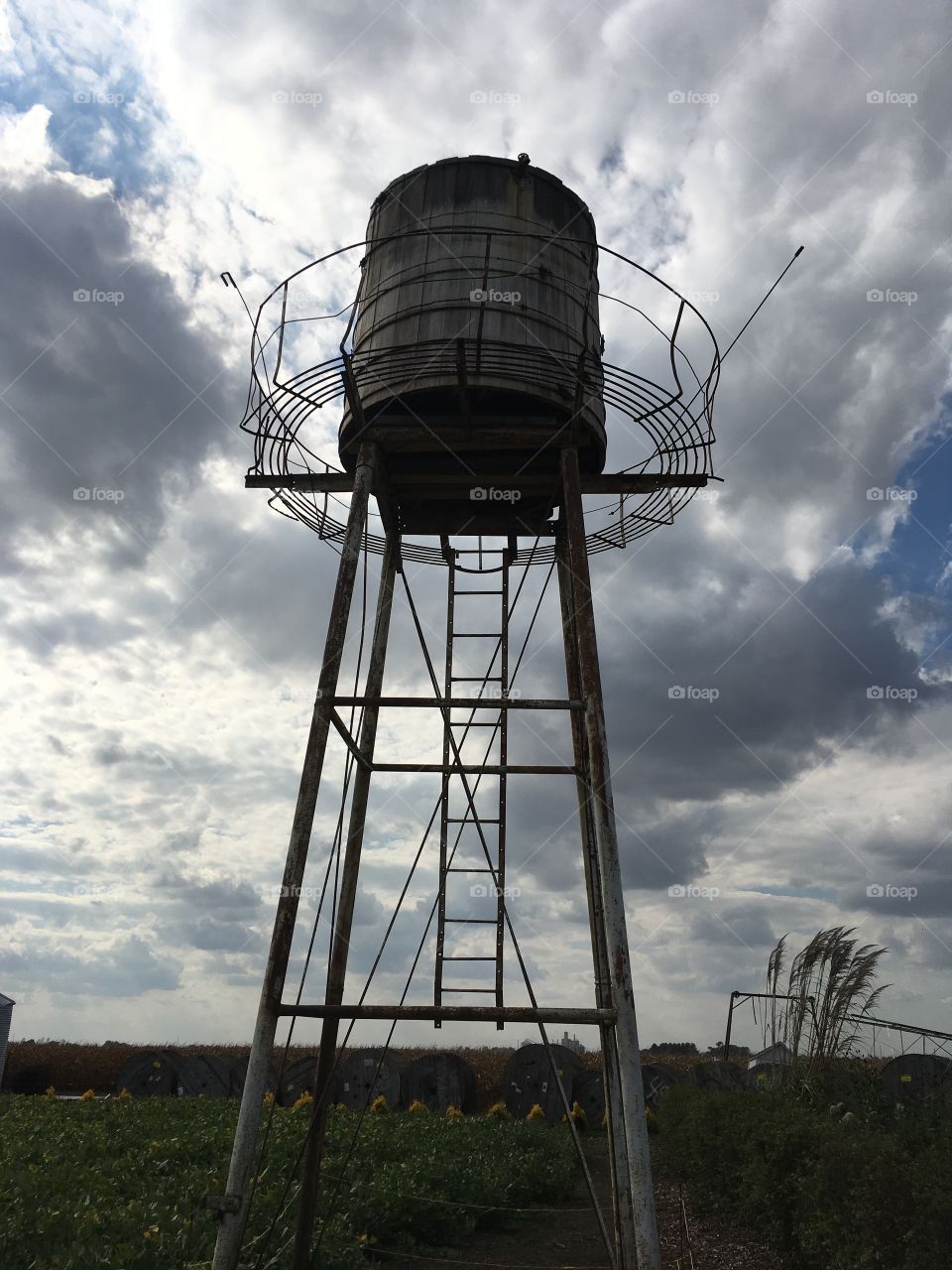Vintage water tower