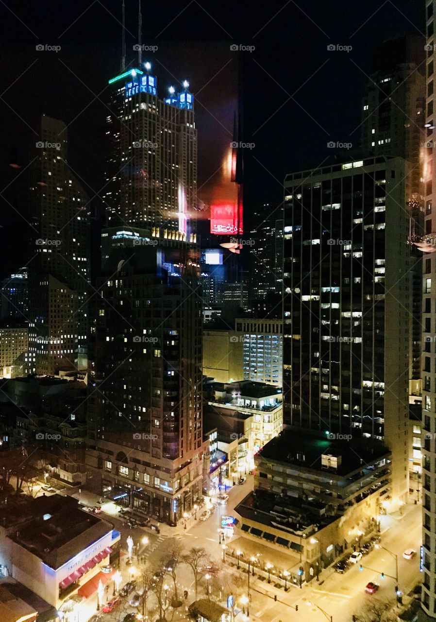 Chicago Downtown Hotel View
