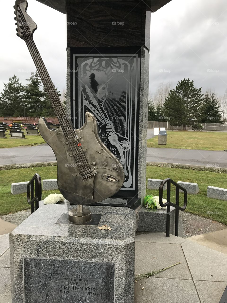 Jimi Hendrix monument.
