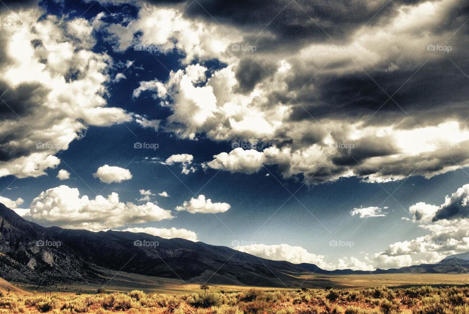 Sunset in Utah . Utah sunset