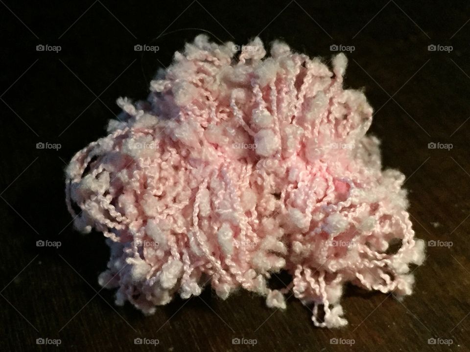 Pink ball of fuzz 