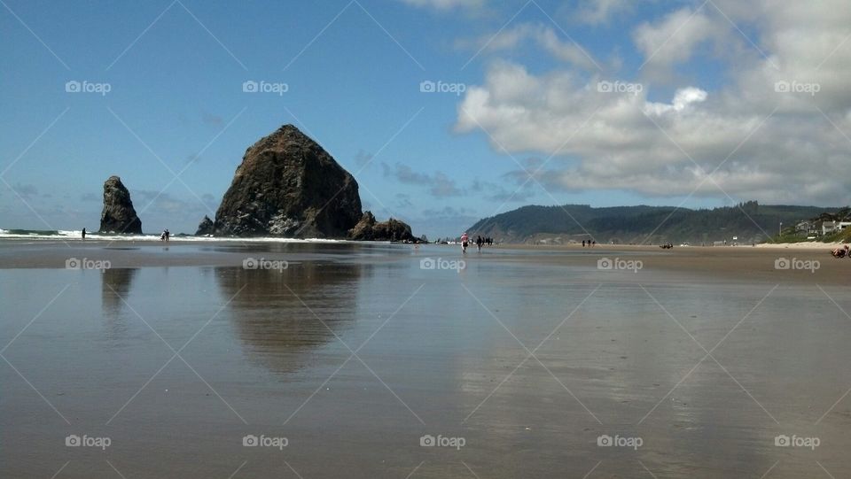 Haystack rock