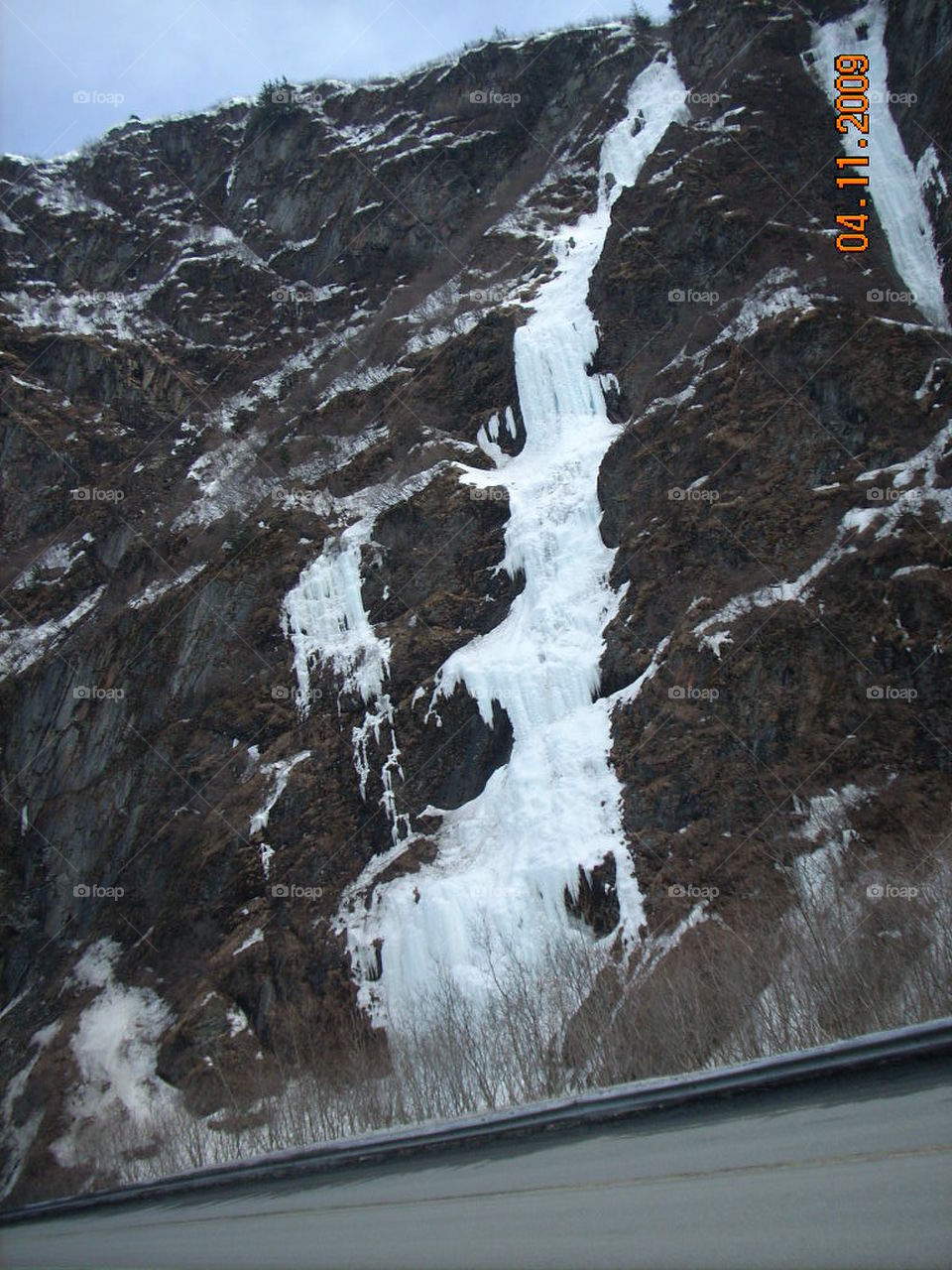 Alaskan waterfall 