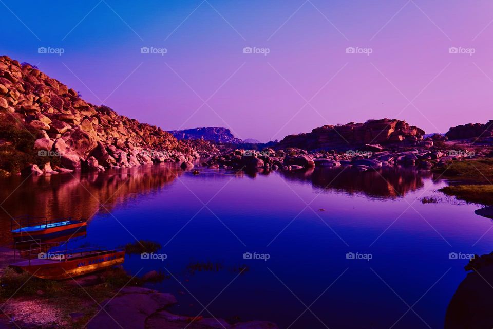 Natural photography - Landscape style - Mountain - water 