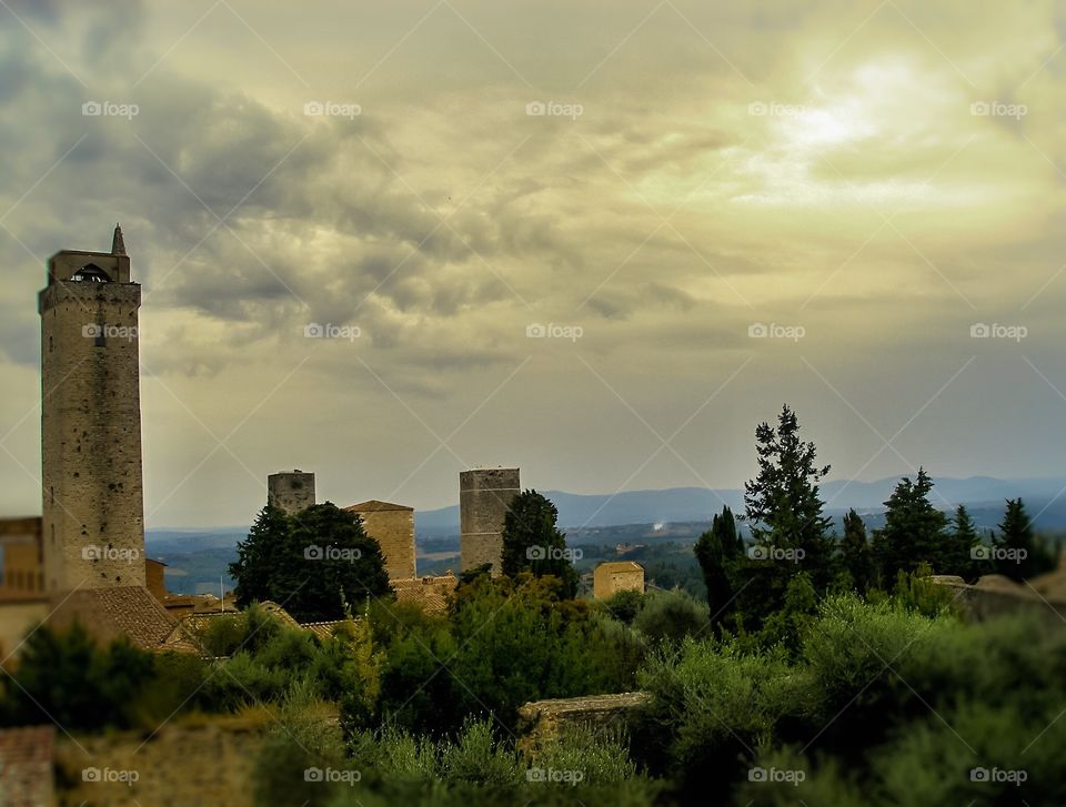 Italy. Toscana. San-Gimignano. View 