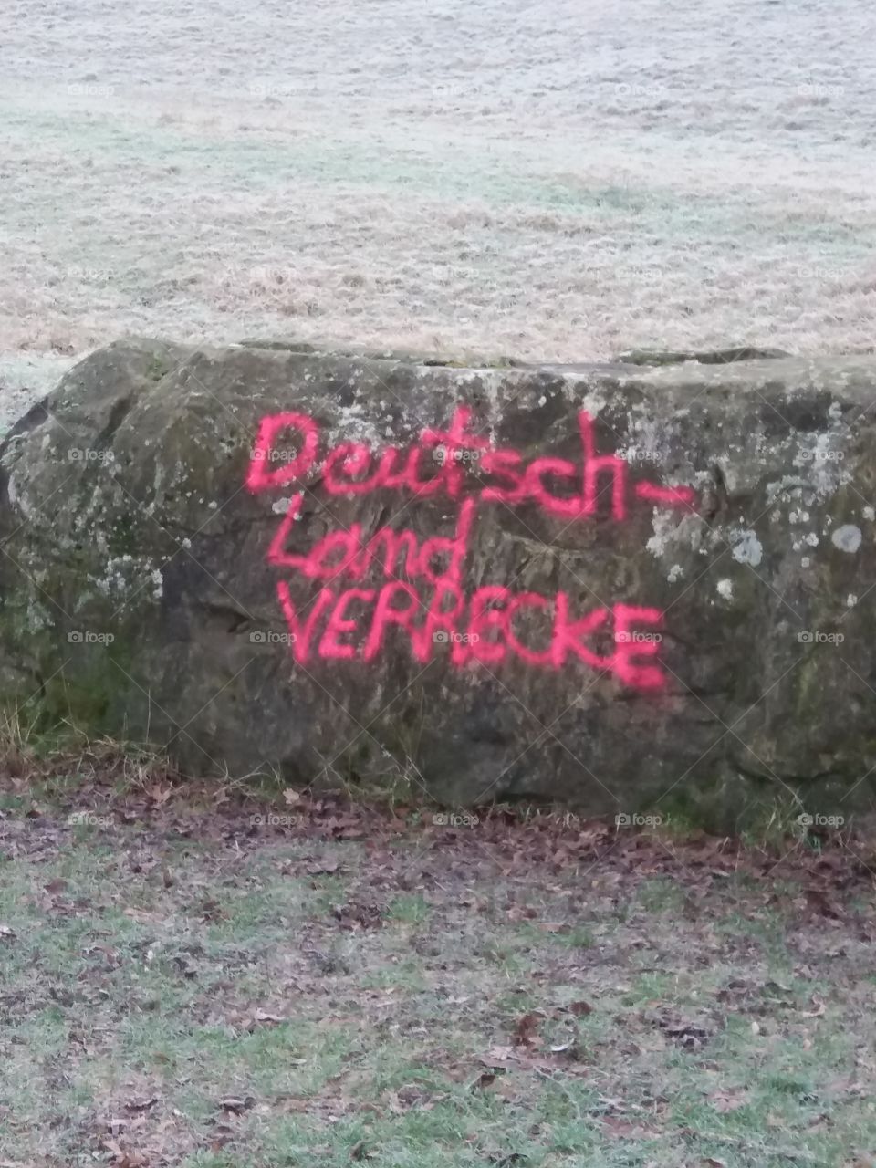 Grafitty im Wagwiesental Park in Neunkirchen.