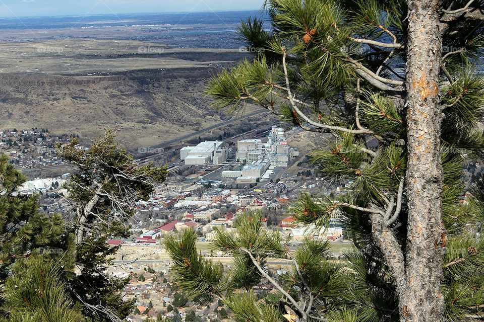 Adolph Coors Brewery from Lookout Mountain