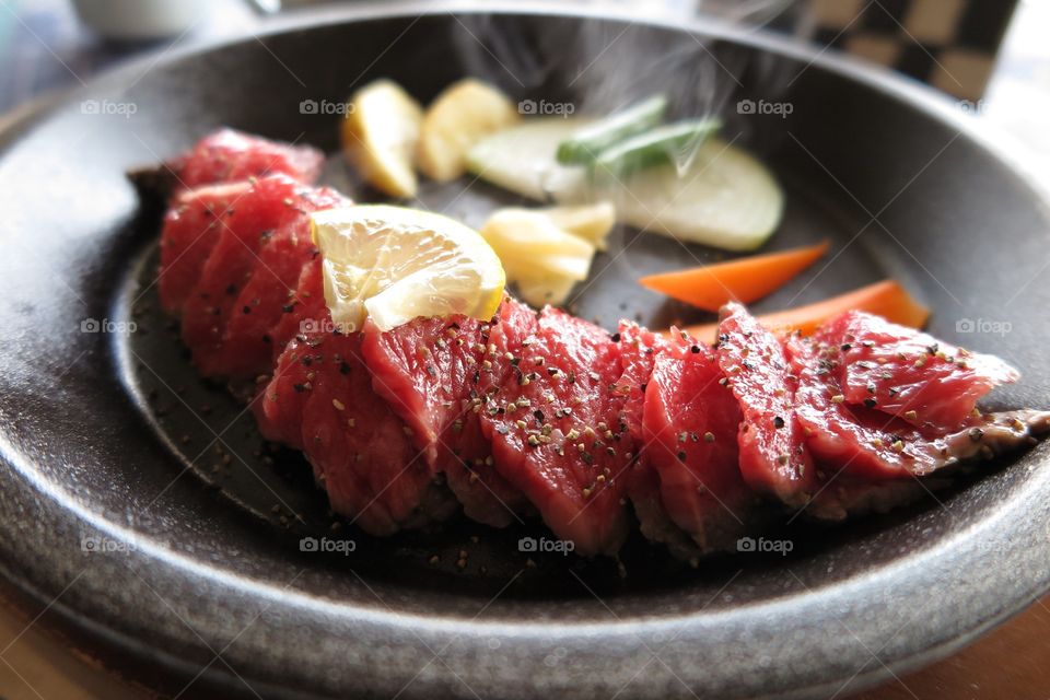 Delicious fresh beef meals